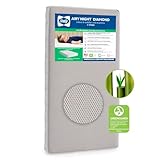Sealy Airy Night 2-stufige atmungsaktive Mesh-Matratze und Kleinkindbett-Matratze, luftiges Netz-Oberteil, nachhaltiger Kern, Baumwolle, Greenguard-Luftqualitätszertifiziert, hergestellt in den USA