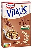 Dr. Oetker Vitalis Schoko Müsli klassisch: Großpackung Frühstücksmüsli mit Vollmilch- und Zartbitter-Schokolade, 4 x 1.125kg