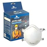 VENTUX SAFETY EQUIPMENT Maske FFP3 mit Schale - 6 Stück | hoher Schutz 99% | Einzelpackung || Farbe Weiß