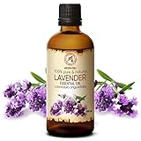 Lavendelöl 100ml - Bulgarien - Rein & Natürliches Ätherisches Lavendel Öl für Guten Schlaf - Beauty - Schönheit - Aromatherapie - Entspannung - Raumduft - Duftlampe - Lavendelöl Ätherisch