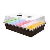 Wolf Rasen Dünger Mit Eisen Lids Plastic Germination Box Nursery Pots Düngerstreuer Handstreuer Elektrisch (Multicolor, One Size)