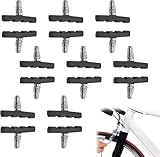 16 Stück V-Brake Bremsbeläge Fahrrad, 70mm Fahrradbremsen Beläge, Fahrrad-Bremsbeläge, Bremse Fahrradbremsen, Fahrrad Bremsbeläges mit Bolzen, Bremsklötze Fahrradbremsens für Mountainbikes, Stadträder