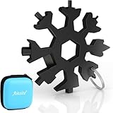 18 in 1 Schneeflocke Multi Tool Männer Geschenke Multifunktionswerkzeug Edelstahl Zubehör, Ideales Gadget-Geschenk für Reise-Camping-Abenteuer-Tagesset mit Geschenkbox, Gadgets für Männer