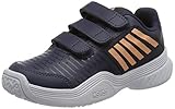 K-Swiss Performance Court Express Strap Omni Tennisschuh, Graystone/Peach Nectar/White, 32.5 EU