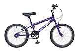 Wildtrak - 18 Zoll Fahrrad für Kinder, Alter 6-8 Jahre, verstellbare Bremsen - Lila