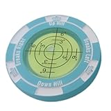 Suoumwa Golf-Putter-Reader, Golf-Trainingshilfe, Golfballmarker, Golfzubehör, Geschenke, Blau