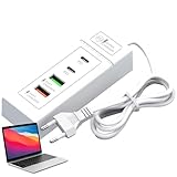 Telefon-Schnellladeleiste, USB-Ladeleistenstation - 4 Ports Handy-Schnellladeleiste USB - Anti-Überhitzung, Reisen, Geschäftsreise, Desktop-Ladestation für Kamera, kabellose Kopfhörer