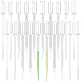 20 Stück Pipette,Pipetten,Pipetten Plastik,Pipette 1ml,Pimpette,Transferpipetten aus Kunststoff,mit Skala,für Labor Versuch,Experiment,ätherische Öle (1ml)