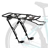 Fahrradgepäckträger, Universal Gepäckträger, Einstellbare Gepäckträger, Schnellspanner Fahrrad Gepäckträger, Verstellbar für 24-29 Zoll Fahrräder Gepäckträger Hinten, Belastbar Bis Maximal 35 kg