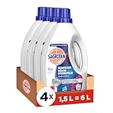 Sagrotan Wäsche-Hygienespüler Duftedition – Desinfektionsspüler für hygienisch saubere und frische Wäsche – 4 x 1,5 l Reiniger