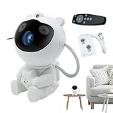 Rukjmqi Astronauten Licht Projektor | Sternen Projektor Lampe Fernbedienung - Mehrfachmodi Sternenhimmel Deckenleuchte Schlafzimmer Deko Freunde Erwachsene