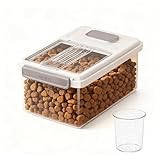 GOURDBRO 10L Hundefutter Aufbewahrung - Luftdichter Futtertonne Hund mit Messbecher - Dog Food Container für Trockenfutter