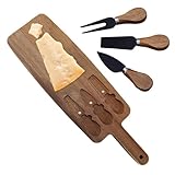 Käsebrett-Set, Aufschnittbrett-Set, Erving Platter, Schneidebrett, Käseteller, Servierplatten mit Käsewerkzeugen für die Küche, I