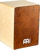 Meinl Percussion Jam Cajon Instrument - Kleine Trommelkiste für Kinder und Erwachsene bis 1,50 m - Schlagfläche Almond Birch (JC50AB)