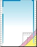 SIGEL 26256 Endlos-Briefbogen 12 Zoll x 240 mm (A4 hoch), 70/53/57 g, 400 Sätze 3fach, Druckerpapier