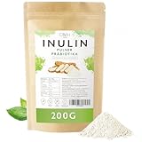 Inulin Pulver Präbiotika Ballaststoffe 200g (0,2kg) Anbau in Europa Zichorien Wurzel vegan