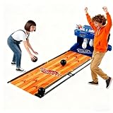 JIYINGHUI Elektronische Bowlingbahn Automatischer Reset Indoor Bowling Sport Konsole LED Elektronische Anzeige Beleuchtung Simulation Soundeffekt für Kinder und Erwachsene 3.5m/11.48ft
