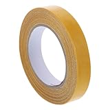 DOITOOL Extra Starkes Doppelseitiges Klebeband Yards Hochviskoses Teppichklebeband aus Rutschfestes Verlegeband für Teppiche Rückstandsfrei Entfernbar Gelb Transparent mit Raster