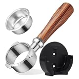 54 Mm Bodenloser Portafilter Edelstahl Espresso Portafilter Mit Wandstock Bodless Portafilter Mit 54 Mm