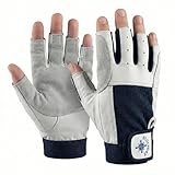 BluePort Segelhandschuhe aus Leder - 5 Finger frei XL