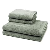 Möve - Superwuschel - 2 X Handtuch 2 X Duschtuch - im Set - Baumwolle (4er Set Tea)