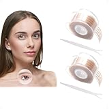 SanKristo 1200 Stück Unsichtbare Augenaufkleber Breit Natürlicher Langzeit-Haftung Wasserfeste selbstklebende Augenlid-Tapes ganzen Tag starke Stütz-Doppellid-Tapes Augenvergrößerung schlupflid-tapes