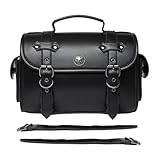Satteltaschen Motorräder – Robuster, wasserdichter Tourensattel, verstellbarer Gurt, Schnellverschluss-Halterung, verstärktes UV-stabiles Seitenfach, anpassbarer Lastenträger für Langstrecken