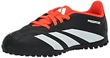 adidas Unisex 24 Club Turf Sneaker, Schwarz / Weiß / Rot, 30 EU