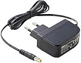 PremiumCord Universelles Netzteil 230V / 12V / 0,5A, AC/DC-Netzteil, Netzadapter und Stromkabel für Router und andere 5 V-Geräte, 5,5 mm/2,1 mm Ausgangsstecker, Kabellänge 1,5 m