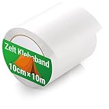 ecooe Planen Reparatur Set, Zelt Klebeband 10M x 10CM Reparaturband Transparent wasserdichte Professionell geeignet für PVC-beschichtetes Markisen Sonnenschirm Pavillon Partyzelt Flicken