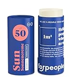 BIO Sonnencreme Stick LSF 50 von 4peoplewhocare® · Wasserfeste Surf Sunscreen mit Zink · Mineralischer UV Filter · Für Kinder & Erwachsene · 100% natürlich · 40g