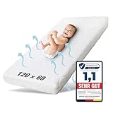 Ehrenkind® Babymatratze Pur | Babymatratze 60x120cm Standard 100 by Oeko-TEX | Matratze 120x60 aus hochwertigem Schaum und Hygienebezug