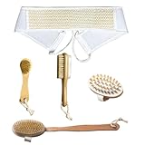 Körperbürste, natürliche Wildschweinborsten, organische trockene Haut, Körperbürste, Buche, Nassrücken, Duschbürsten, Badezubehör