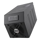 NIZUUONE 1/4 PS Wasserkühler mit Pumpe und Rohr 16 Gallone 60 L Kühlung Zum Hydropulture -Garnelentank für Aquarium (EU -Stecker 220 V)
