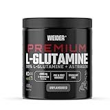 Weider Premium L-Glutamin (400g) Geschmacksneutral, 99% Kyowa Quality L-Glutamin + AstraGin zur besseren Aufnahme, unterstützt Muskelschutz, Muskelaufbau, Immunität, Pre/Post Workout, Stimulanzienfrei