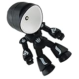 Gatuida Robot Lampe Niedliche Schreibtischlampe im Roboterdesign und Dekorativ für Schlafzimmer und Studentenräume mit Magnetischem Sockel und Drehbarem Kopf