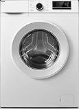 PKM WA6-ES1512 Waschmaschine | FRontlader | 6 kg Fassungsvermögen | Startzeitvorwahl | Display | 15 Waschprogramme | 1200 U/Min | Kindersicherung | 60 cm Breite | Energieeffienzklasse A | Weiß