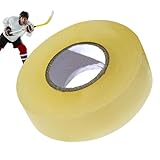 Hockey-Tape – transparenter PVC-Schlägergriff | starker rutschfester Kleber zur Befestigung von Schienbeinschonern, Socken & Hosen | Langlebige Sportbandage für Eishockeyspieler