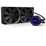 NZXT Kraken X63 280 mm - RL-KRX63-01 - AIO RGB CPU Wasserkühlung - Rotierbares RGB Infinity-Spiegeldesign - Steuerbar über CAM - High Performance Pumpe - Aer P 140 mm Lüfter (2 enthalten)