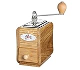 Zassenhaus Kaffeemühle SANTIAGO , Mahlwerk aus gehärtetem Stahl , Manuelle Mühle mit Handkurbel , Bietet eine präzise und gleichmäßige Mahlung , Bewahrt die Aromen des Kaffees