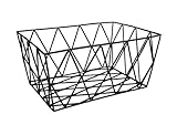 Kleine Wolke Korb Slack, Farbe: Schwarz, Material: Metall, Größe: Länge 19 cm, Breite 28 cm, Höhe 12 cm
