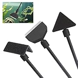 afhgdjr 3 In 1 Aquarium Reinigungsset,Aquarium Scheibenreiniger,Aquarium ZubehöR,Aquarium ZubehöRreinigung Werkzeug Mit Abnehmbarer,Aquarium Reiniger FüR Aquarien,Fish Tank Reiniger Set