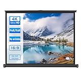 Tragbare Leinwand Beamer 50 40 30 20 Zoll, Terrasse Camping Hinterhof Theater Filmleinwand, 160° HD-Projektionsleinwand Für Wohnzimmer Schule Büro, In 5 Sekunden Ein- Oder Ausschalten(16:9 30 inch)