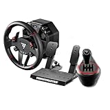Thrustmaster T598 + TH8S – High-Performance Sim-Racing-Paket – Force-Feedback-Lenkrad + H-Schaltung (7+1 Gänge) aus Metall – Kompatibel mit PC / PS4 / PS5