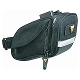 Topeak Satteltasche Mit Fixer F25 Aero Wedge Pack DX, Black, 16 x 8.5 x 8.5 cm, 0.45 L