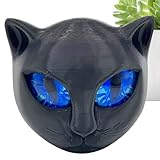 Katzenfigur, Heimdekoration, kleine Katzenfigur, Kätzchen, Gedenkskulptur, Sammlerstück, Desktop-Dekoration für Halloween, Schlafzimmer, Bücherregal