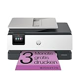 HP OfficeJet Pro 8122e Multifunktionsdrucker, 3 Monate gratis drucken mit HP Instant Ink inklusive, HP+, Drucker, Scanner, Kopierer, Fax, WLAN, LAN, Duplex, HP ePrint, Airprint, Basalt