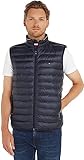 Tommy Hilfiger Herren Weste Steppweste, Blau (Desert Sky), L
