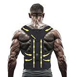 lifelove Rückenstützgurt - Korrektur für Hohlkreuz und Körperhaltung (Black Golden)