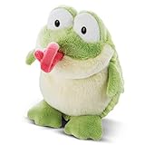 NICI Kuscheltier Frosch 17 cm – Nachhaltiges Plüschtier für Mädchen, Jungen & Babys – Flauschiges Stofftier zum Spielen, Sammeln & Kuscheln – Gemütliches Schmusetier, Grün